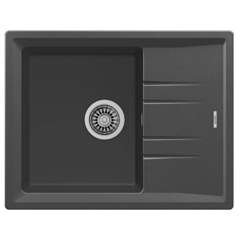 Мийка для кухні Teka Stone 45 B-TG 1B 1D 86х51 см з крилом теграніт графіт 115330048