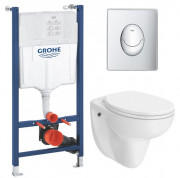 Комплект інсталяції Grohe Solido Start 4 в 1 з унітазом сидінням та клавішею змиву UA38971964A