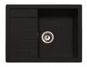 Мойка для кухни Teka Astral 45 B-TG 65х50 см с крылом тегранит черный металлик 40143580