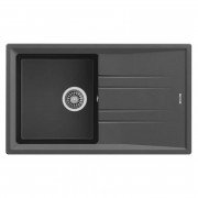 Мойка для кухни Teka Stone 50 B-TG 1B 1D 86х51 см с крылом тегранит графит 11533020