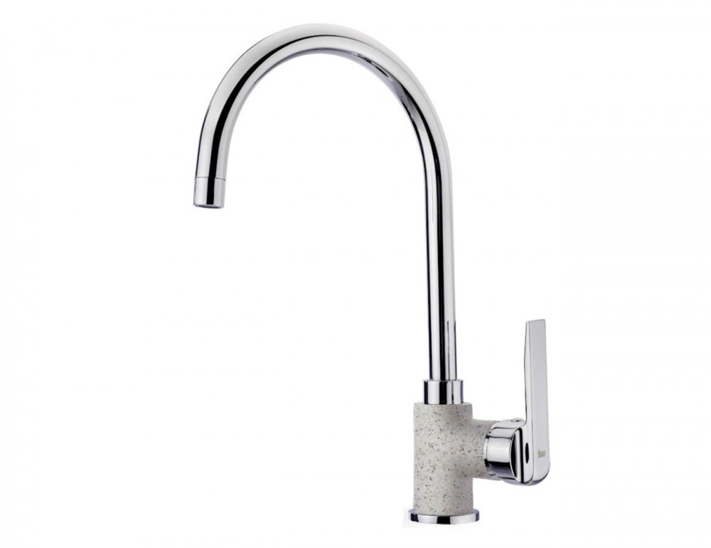 Смеситель для кухни Teka IN 995 (INCA H) однорычажный хром/песочный 53995120S