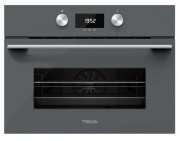 Духова шафа Teka HLC 8440 C BK електрична 70 л мікрохвилі сірий камінь 111160006