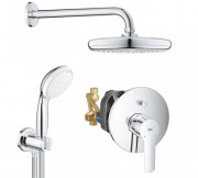 Душевая система скрытого монтажа Grohe QuickFix Start хром UA202802R2