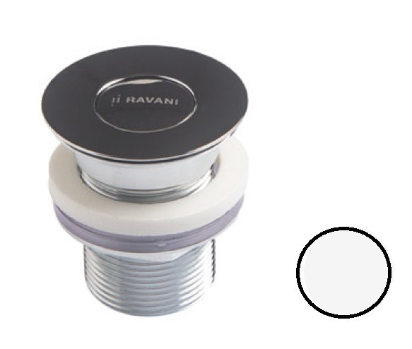 Донний клапан для раковини ArtCeram білий матовий ACA061 05