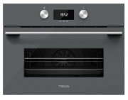 Духова шафа Teka HLC 8440 C BK електрична 70 л мікрохвилі сірий камінь 111160006