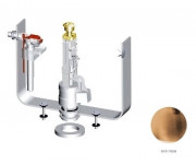 Сливной механизм для бачка унитаза Artceram Hermitage розовое золото HEA010 77