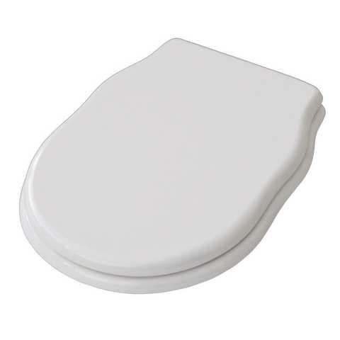 Сиденье с крышкой для унитаза ArtCeram Hermitage Soft-Close дюропласт белый петли бронза HEA005 01;72