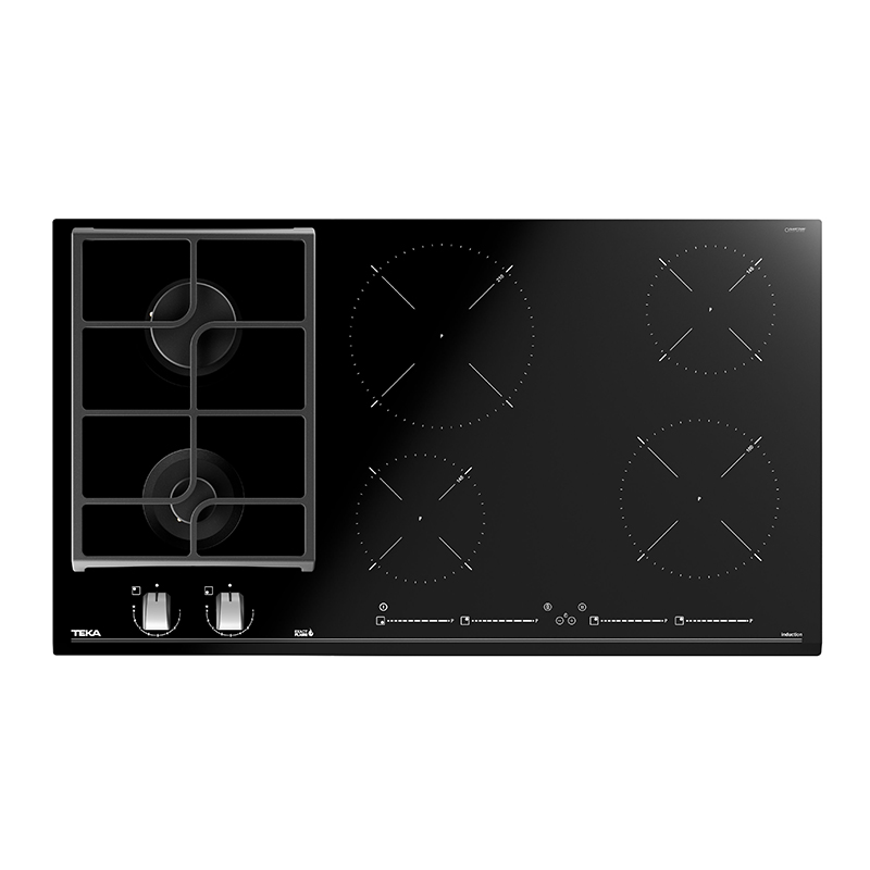 Варочная поверхность комбинированная Teka HYBRID JZC 96324 ABN BLACK черный 112570150