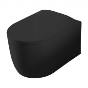 Унитаз подвесной ArtCeram Monet безободковый 36х52 см керамика черный матовый MNV001 17;00