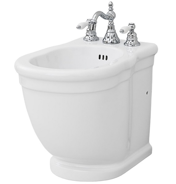 Биде напольное ArtCeram Hermitage 36х55 см керамика белый HEB001 01;00