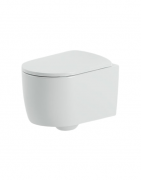 Унитаз подвесной ArtCeram Monet безободковый 36х52 см керамика белый матовый MNV001 05;00