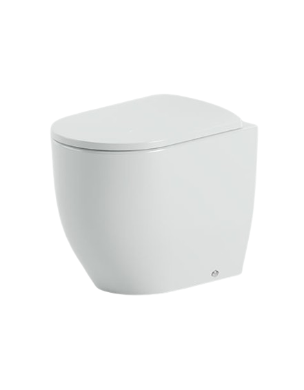 Унитаз напольный ArtCeram Monet безободковый 36х52 см керамика белый MNV002 01;00