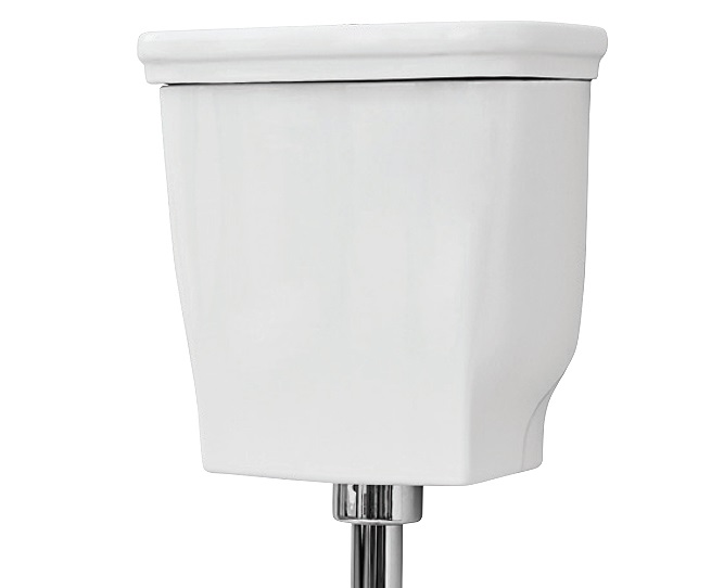 Сливной бачок для унитаза ArtCeram Hermitage низкий керамика белый HEC006 01;00