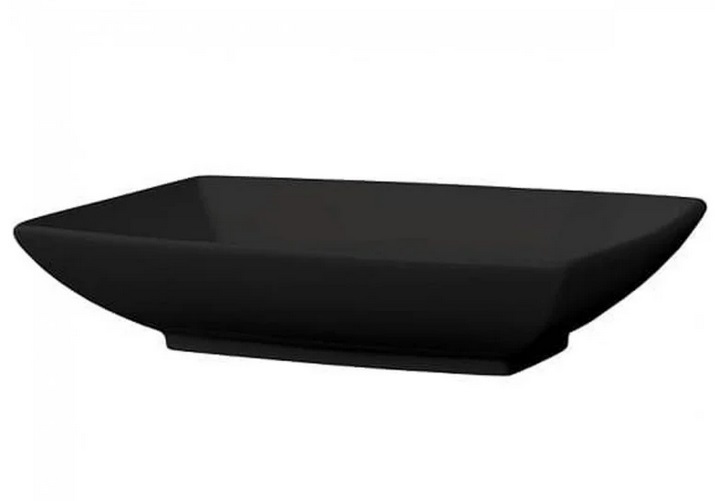 Раковина для ванной ArtCeram Jazz 60х40 см керамика черный матовый JZL002 17;00