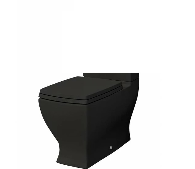 Чаша унитаза-моноблок ArtCeram Jazz 36х69 см керамика черный матовый JZV003 17;00