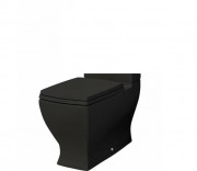 Чаша унитаза-моноблок ArtCeram Jazz 36х69 см керамика черный матовый JZV003 17;00