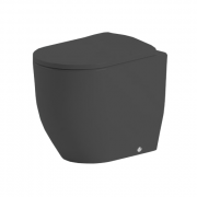 Унитаз напольный ArtCeram Monet безободковый 36х52 см керамика черный матовый MNV002 17;00