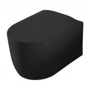 Унітаз підвісний ArtCeram Monet безободковий 36х52 см кераміка чорний матовий MNV001 17;00