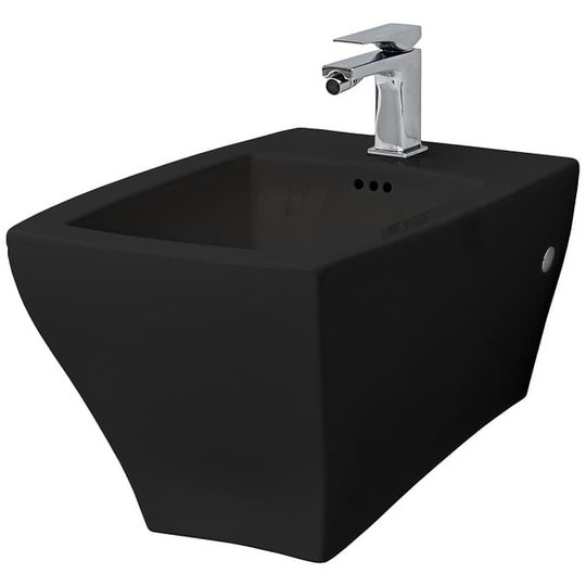 Биде подвесное ArtCeram Jazz 36х53,5 см керамика черный матовый JZB001 17;00