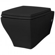 Унітаз підвісний ArtCeram Jazz 36х53,5 см кераміка чорний матовий JZV001 17;00
