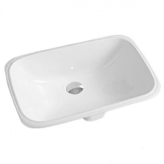 Раковина для ванної кімнати ArtCeram Nettuno 56,5х38,5 см під стільницю кераміка білий NTL001 01;00