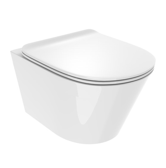 Унитаз подвесной Ponsi Surf безободковый 36х51,5 см керамика белый глянец BCSURLVASO0004