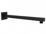 Кронштейн верхнього душу Ponsi Soffione 350 мм латунь чорний матовий BNBRAKBR08