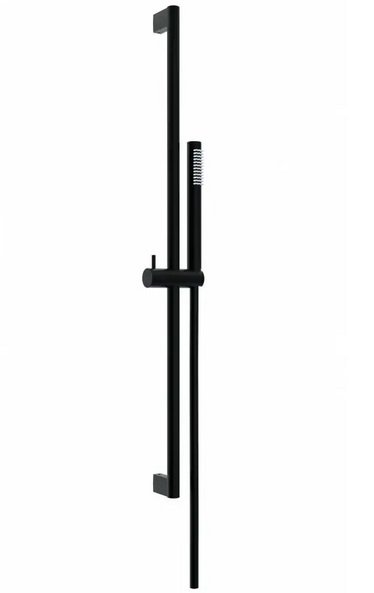 Ручной душ на штанге Ponsi 1-режимный черный матовый BNASTKAS41