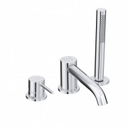 Смеситель на борт ванны Kludi Bozz на 3 отверстия хром 384480576