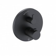 Термостат для душа Kludi Nova Fonte Puristic встраиваемый черный матовый 208353915