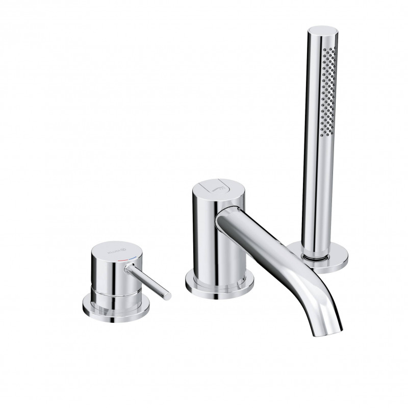 Змішувач на борт ванни Kludi Bozz на 3 отвори хром 384480576