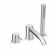 Смеситель на борт ванны Kludi Bozz на 3 отверстия хром 384480576