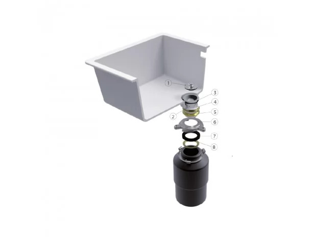 Переходник  к измельчителю пищевых отходов Teka TR 50/550/750 94629140