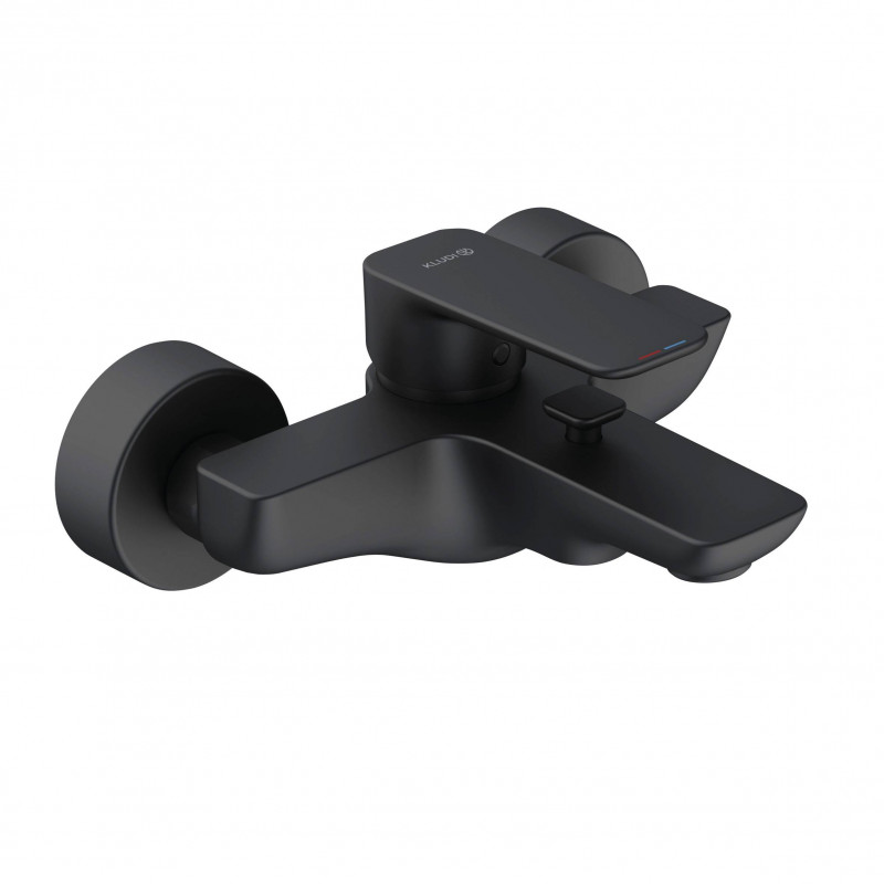 Змішувач для ванної кімнати Kludi Pure&Style одноважільний чорний матовий 406813975
