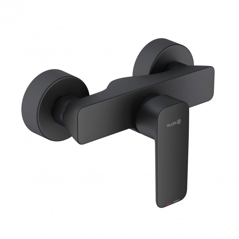 Смеситель для душа Kludi Pure&Style однорычажный черный матовый 408413975