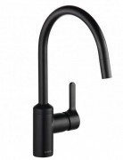 Змішувач для кухні Kludi Bingo Star з висувною лійкою чорний матовий 428513978