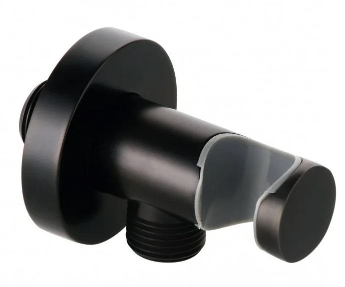 Шлангове з'єднання Kludi з тримачем для душу чорний матовий 6054739-00