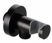 Шлангове з'єднання Kludi з тримачем для душу чорний матовий 6054739-00