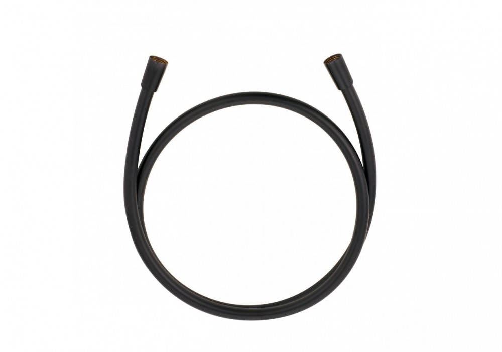 Душевой шланг Kludi Suparaflex 160 см с металлическим эффектом черный матовый 6107239-00