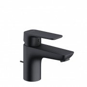 Смеситель для раковины Kludi Pure&Style с донным клапаном черный матовый 403823975