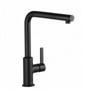 Смеситель для кухни Kludi L-ine S с выдвижной лейкой черный матовый 408513975