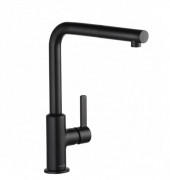 Смеситель для кухни Kludi L-ine S с выдвижной лейкой черный матовый 408513975