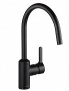 Смеситель для кухни Kludi Bingo Star с выдвижной лейкой черный матовый 428513978