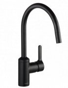 Змішувач для кухні Kludi Bingo Star з висувною лійкою чорний матовий 428513978