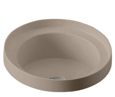 Раковина для ванной ArtCeram Fuori Scala Ø 40 см керамика бежевый TFL032 41;00