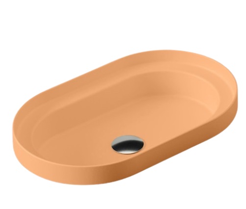 Раковина для ванной ArtCeram Fuori Scala 58,3х36,3 см керамика оранжевый TFL033 13;00