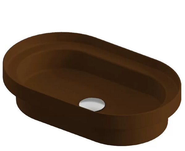 Раковина для ванной ArtCeram Fuori Scala 58,3х36,3 см керамика коричневый TFL033 39;00
