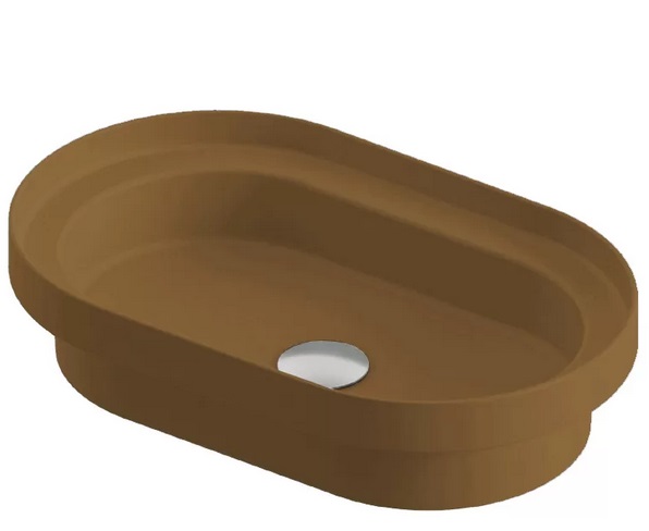 Раковина для ванной ArtCeram Fuori Scala 58,3х36,3 см керамика светло-коричневый TFL033 40;00