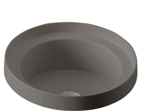 Раковина для ванной ArtCeram Fuori Scala Ø 40 см керамика серый (grey olive) TFL032 15;00