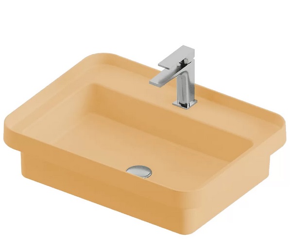 Раковина для ванной ArtCeram Fuori Scala 60,5х45,5 см керамика оранжевый TFL034 13;00